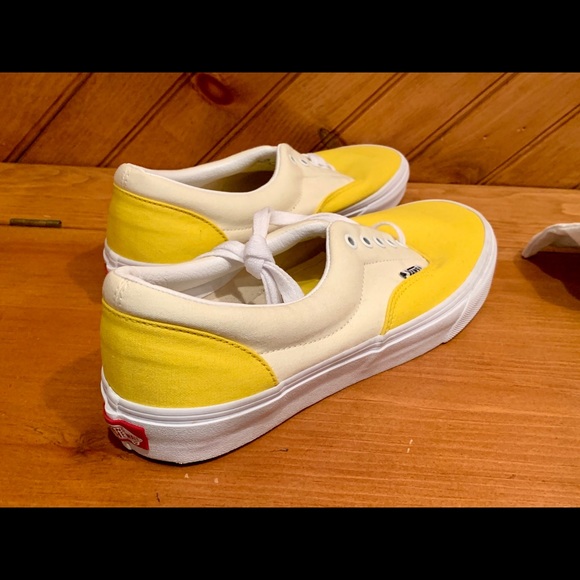 Vans Custom ERA Sneakers Brand New with Tags Unisex Yellow - Picture 10 of 13